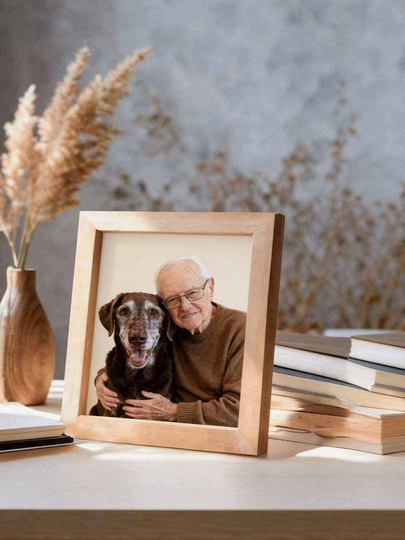 A portrait of Joseph and Oliver - In Loving Memory 2001-2016