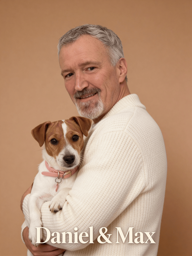 A portrait of Daniel and Max, October 2025