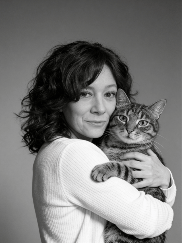 A portrait of Sophie and Leo, December 2025