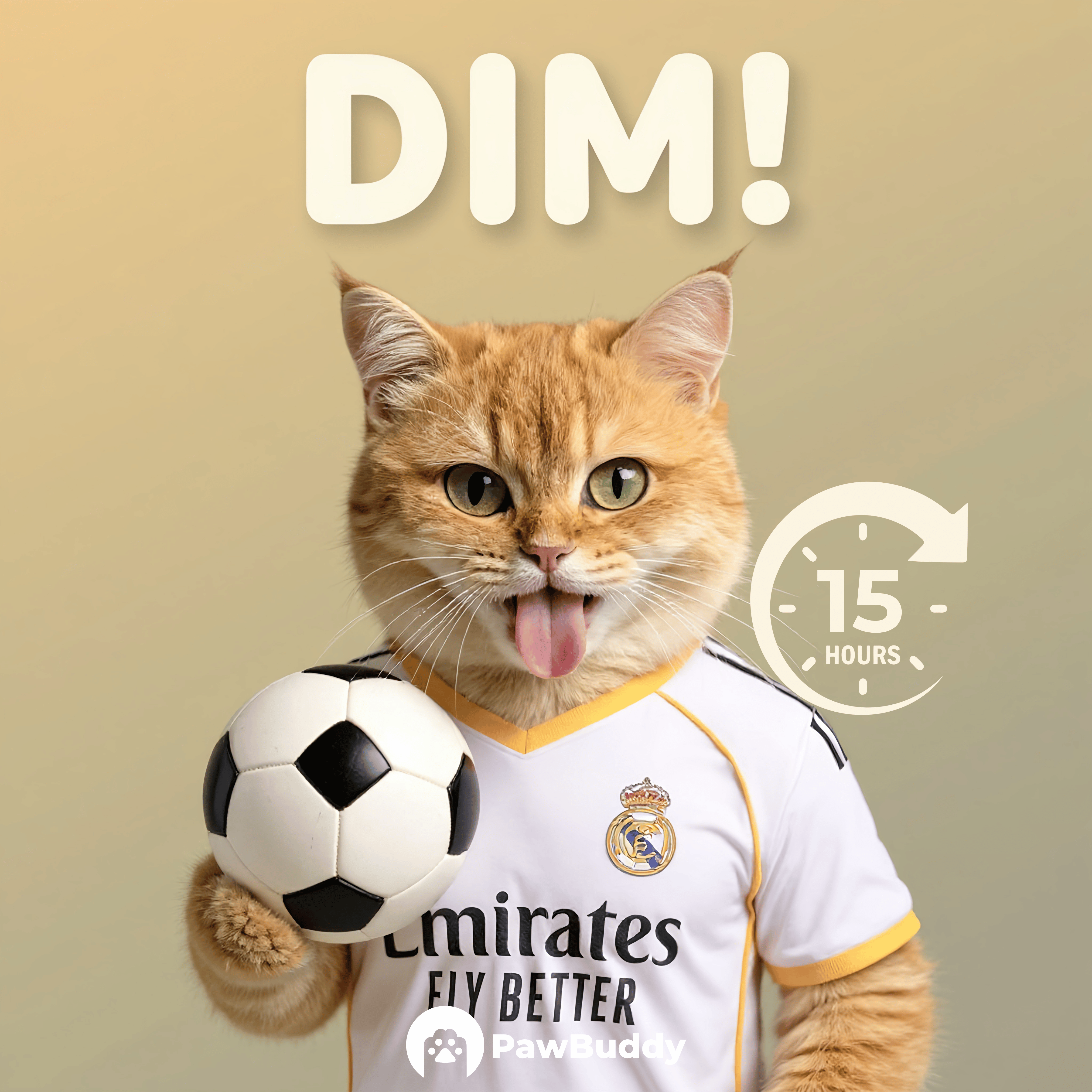 Custom Pet Portrait Golden Royal Legacy Soccer Style Digital Artwork – Personalized High-Resolution Artwork for Pet Lovers, Perfect for Online Sharing or as a Timeless Sports-Inspired Keepsake