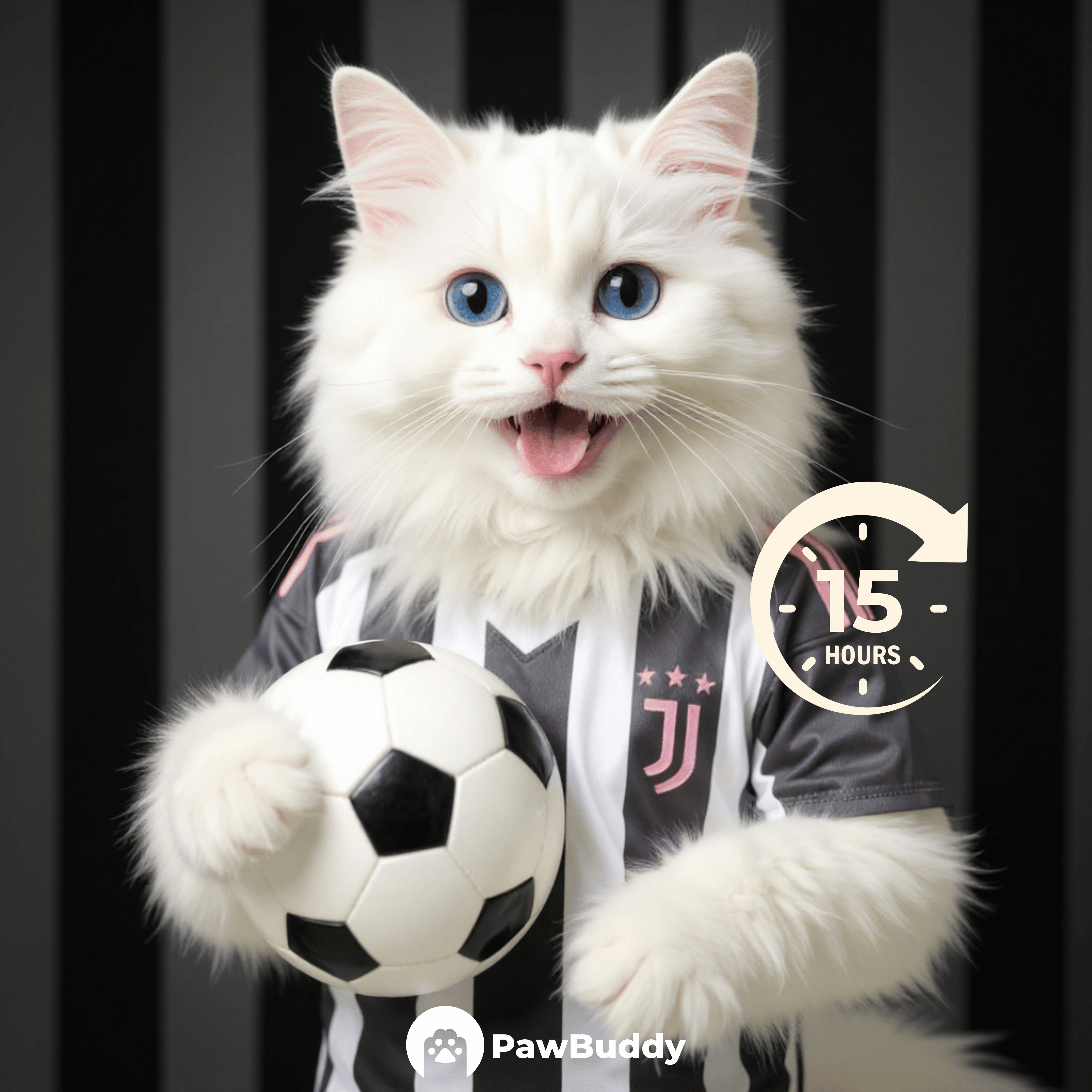 Custom Pet Portrait Monochrome Legacy Soccer Style Digital Artwork - Personalized High-Resolution Artwork for Pet Lovers, Perfect for Online Sharing or as a Unique Sports Themed Keepsake
