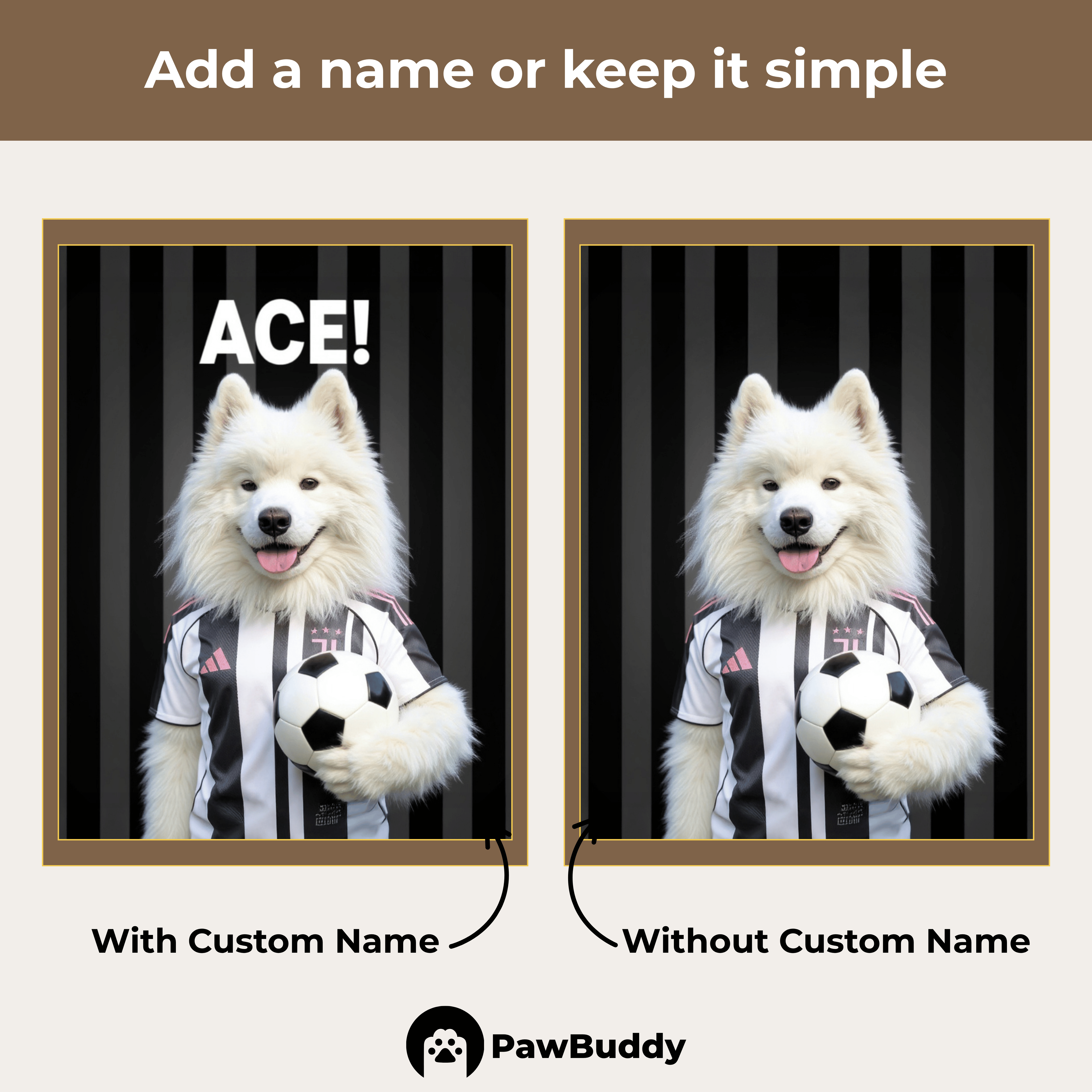 Custom Pet Portrait Monochrome Legacy Soccer Style Digital Artwork - Personalized High-Resolution Artwork for Pet Lovers, Perfect for Online Sharing or as a Unique Sports Themed Keepsake