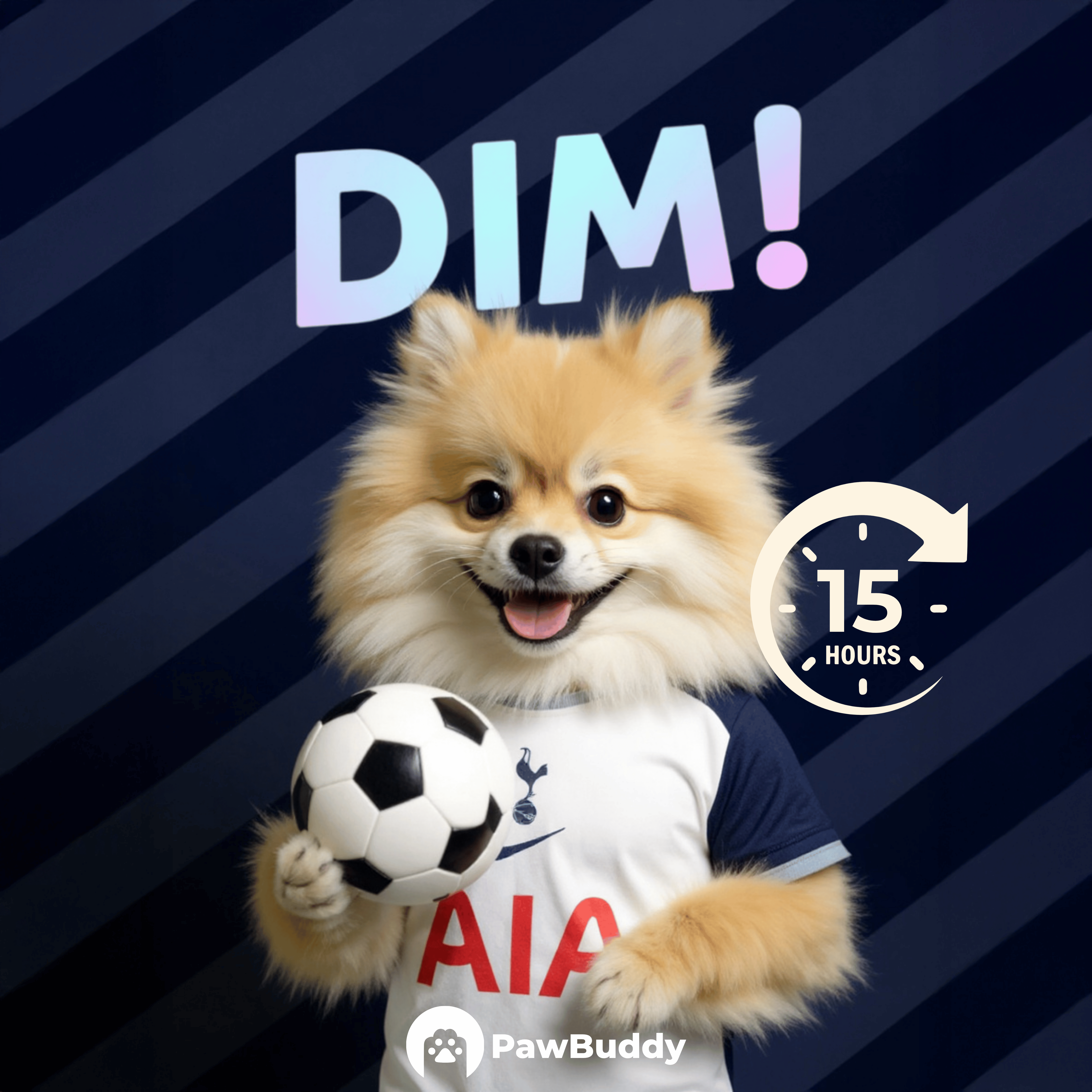 Custom Pet Portrait White Spirit Precision Soccer Style Digital Artwork - Personalized High-Resolution Artwork for Pet Lovers, Perfect for Online Sharing or as a Unique Sports Themed Keepsake