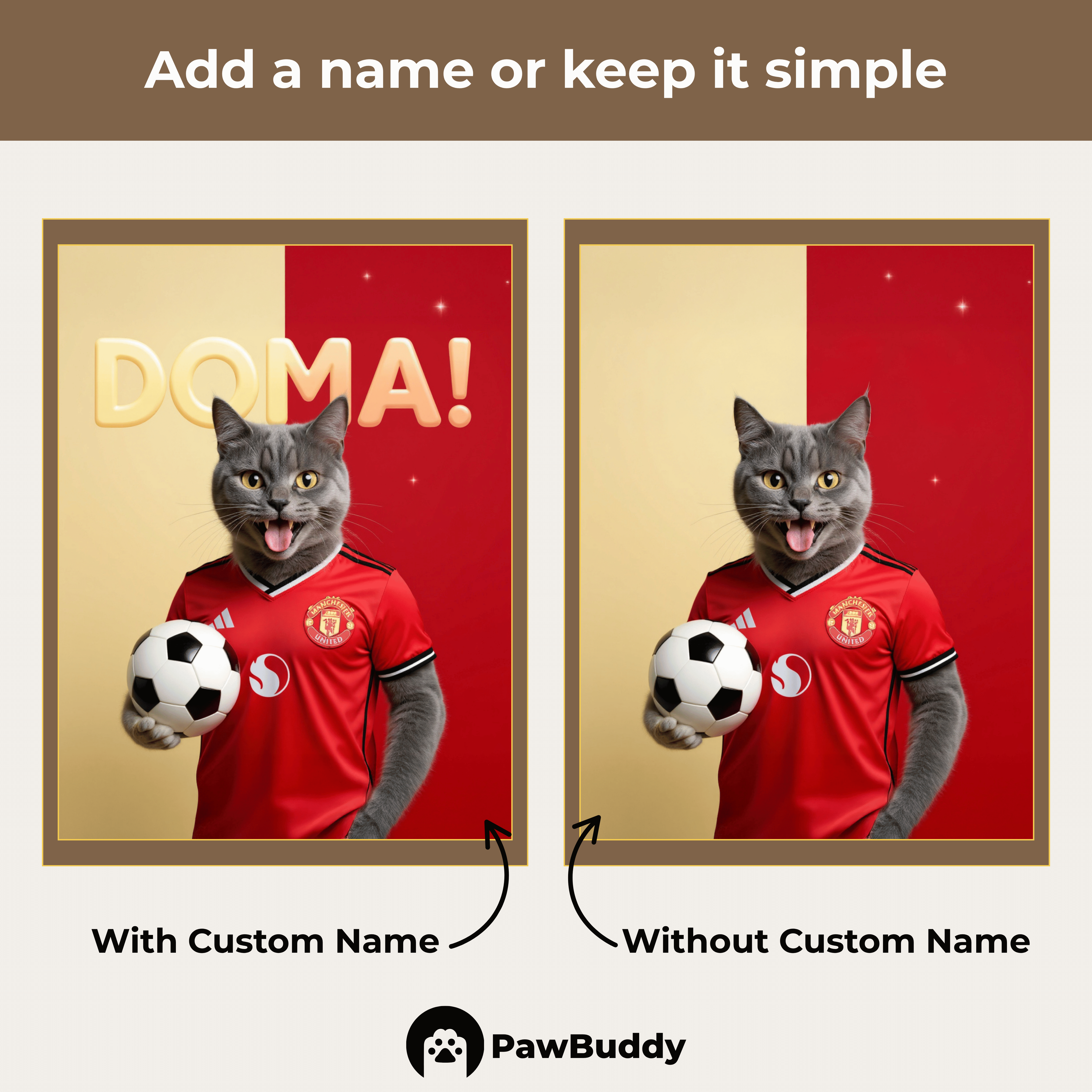 Custom Pet Portrait Crimson Glory Football Style Digital Artwork - Personalized High Resolution Artwork for Pet Lovers, Perfect for Online Sharing or as a Unique Sports Themed Keepsake