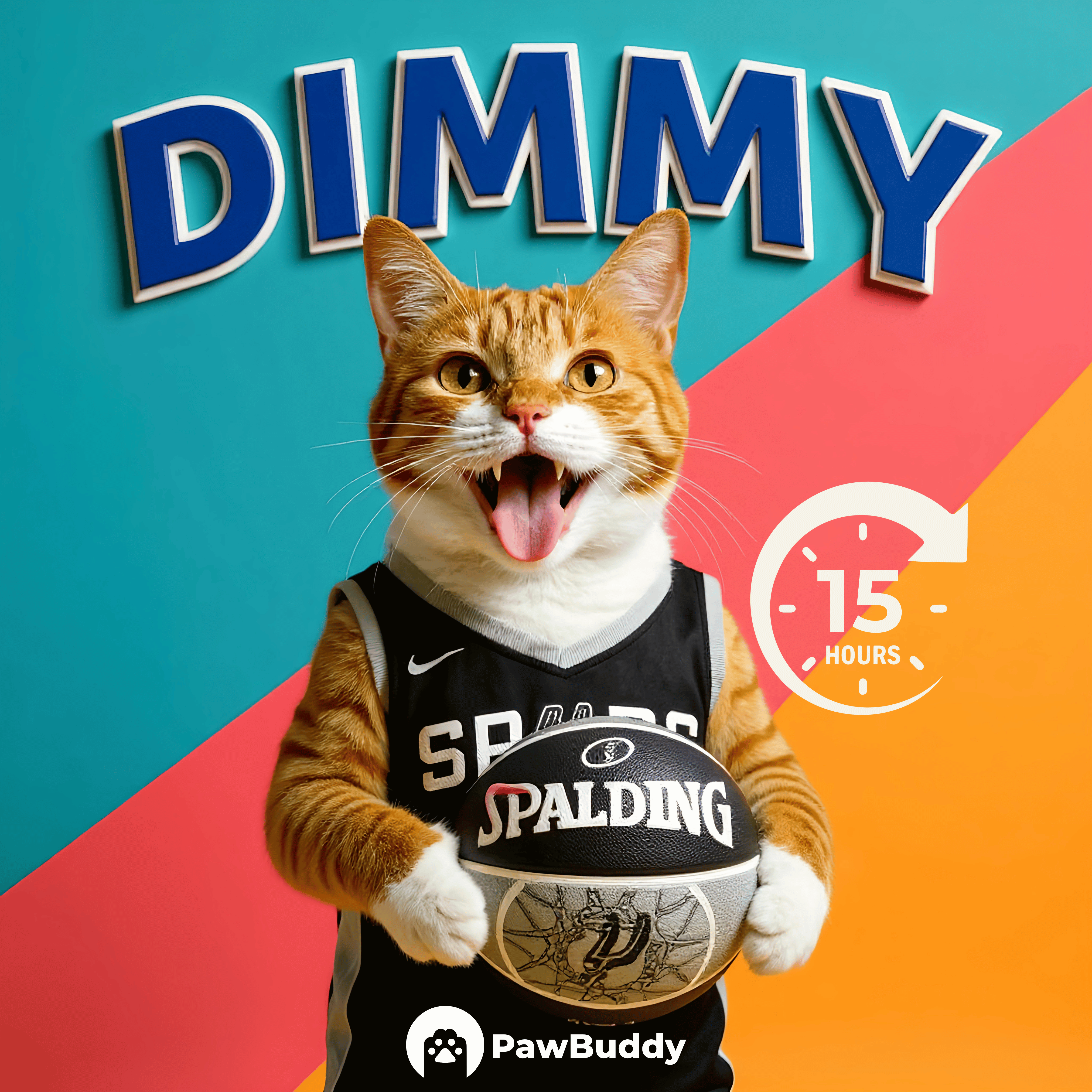 Custom Pet Portrait Midnight Precision Basketball Style Digital Artwork - Personalized High Resolution Artwork for Pet Lovers, Perfect for Online Sharing or as a Unique Sports Themed Keepsake