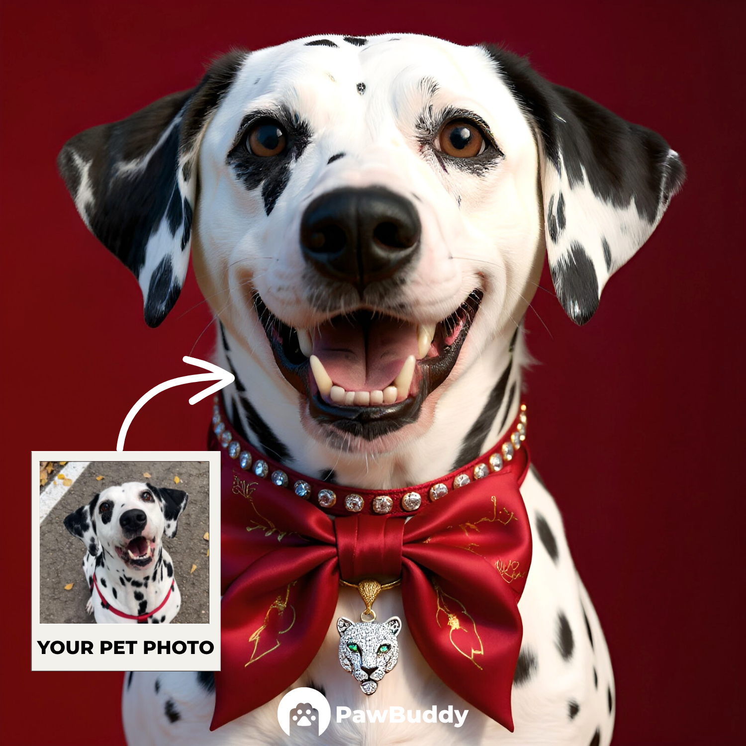 Custom Pet Portrait Fashionista Couture Digital Artwork – Personalized High-Resolution Artwork for Pet Lovers, Perfect for Online Sharing or as a Unique Luxury-Themed Keepsake