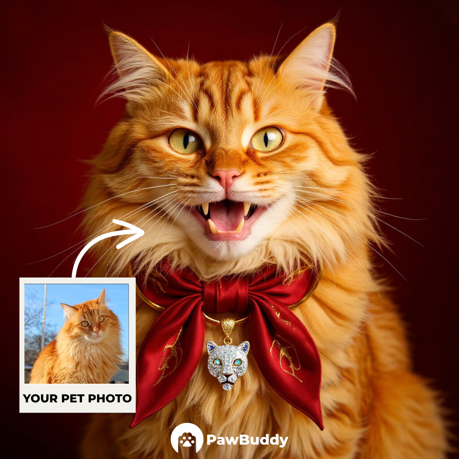 Custom Pet Portrait Fashionista Couture Digital Artwork – Personalized High-Resolution Artwork for Pet Lovers, Perfect for Online Sharing or as a Unique Luxury-Themed Keepsake