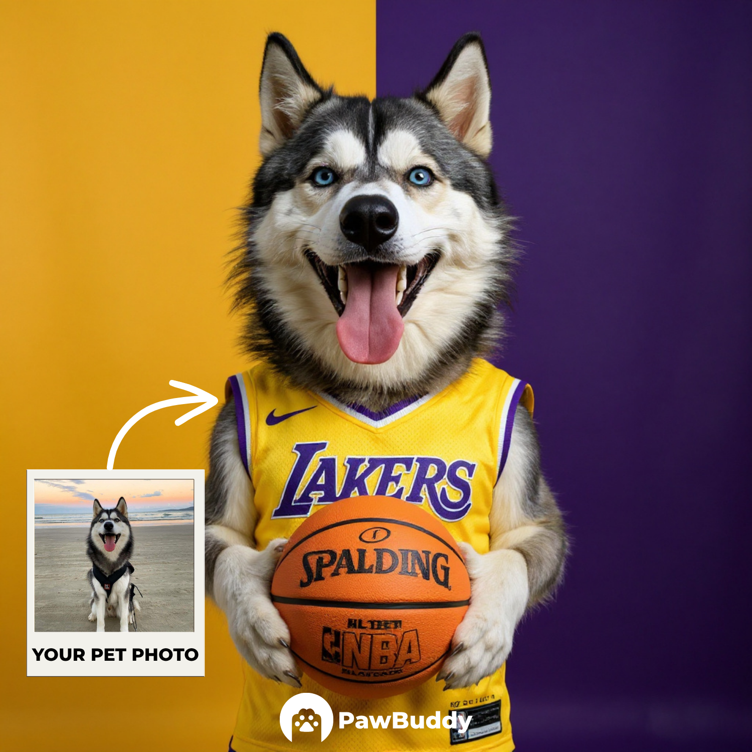Custom Pet Portrait Basketball All-Star Digital Artwork - Personalized High-Resolution Artwork for Pet Lovers, Perfect for Online Sharing or as a Unique Sport-Themed Keepsake