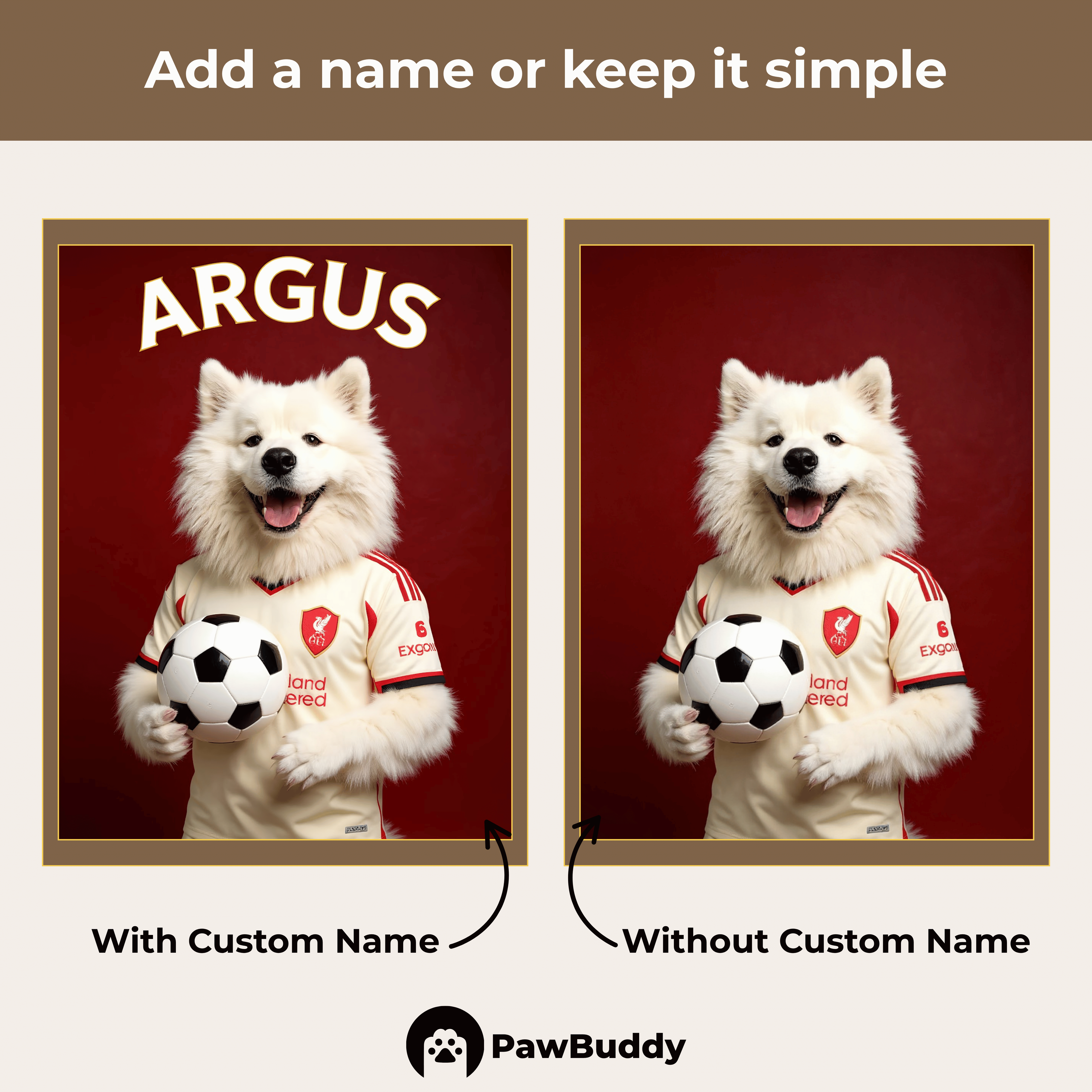 Custom Pet Portrait English Football Spirit Digital Artwork – Personalized High-Resolution Artwork for Pet Lovers, Perfect for Online Sharing or as a Unique Sports Keepsake
