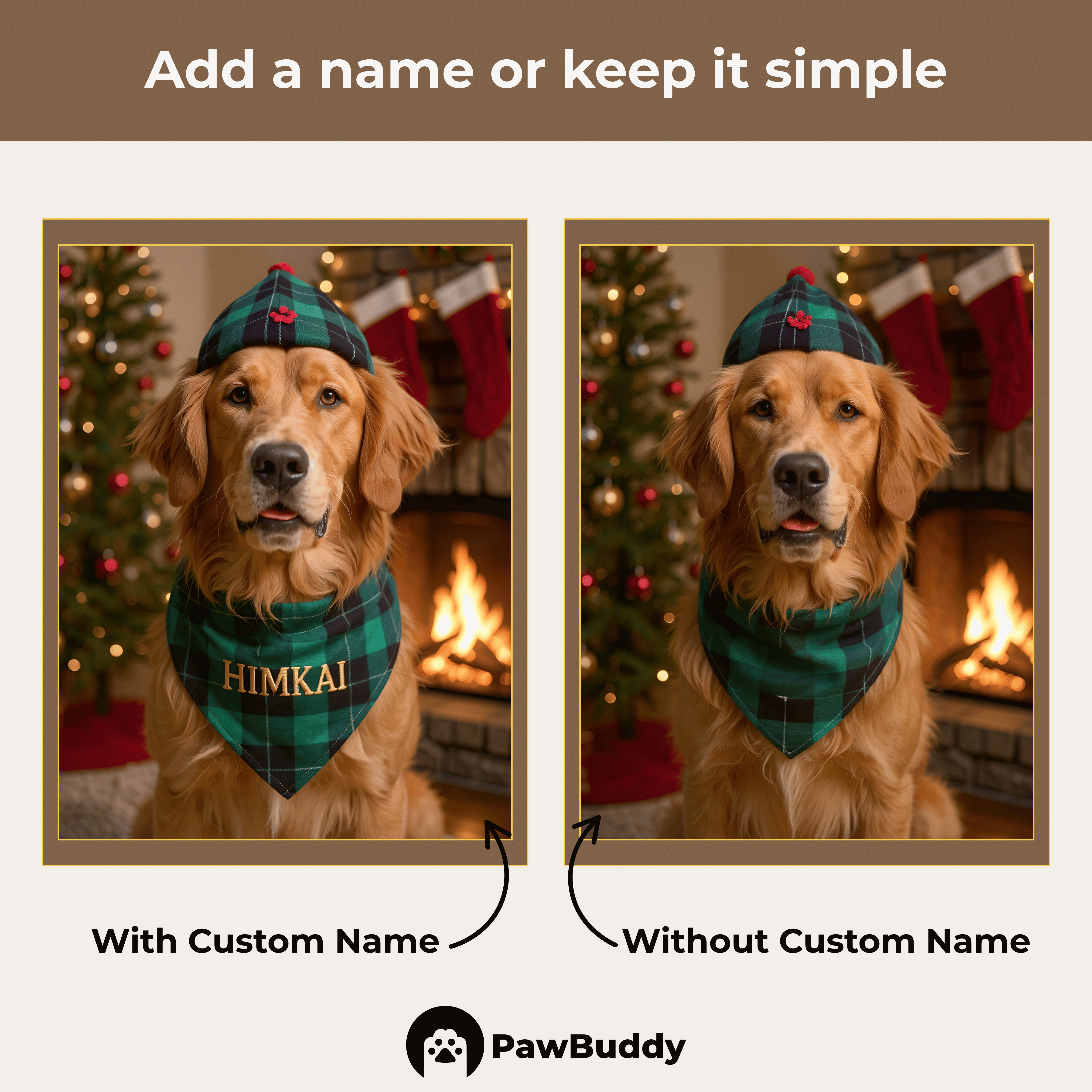 Custom Pet Portrait Cozy Fireplace Christmas Style Digital Artwork – Personalized High-Resolution Artwork for Pet Lovers, Perfect for Online Sharing or as a Unique Holiday Keepsake