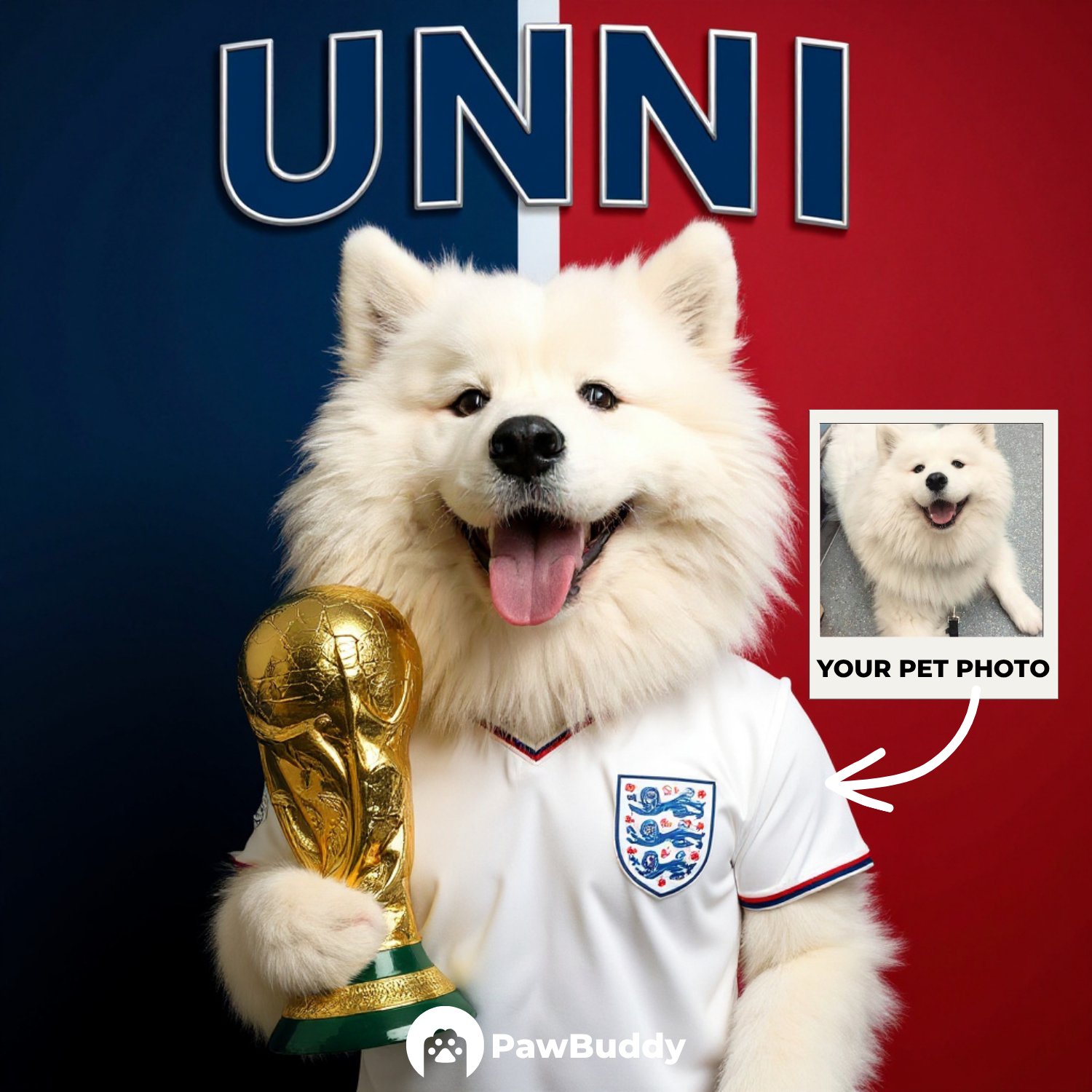 Custom Pet Portrait Soccer Superstar Digital Artwork - Personalized High-Resolution Artwork for Pet Lovers, Perfect for Online Sharing or as a Unique Sport-Themed Keepsake