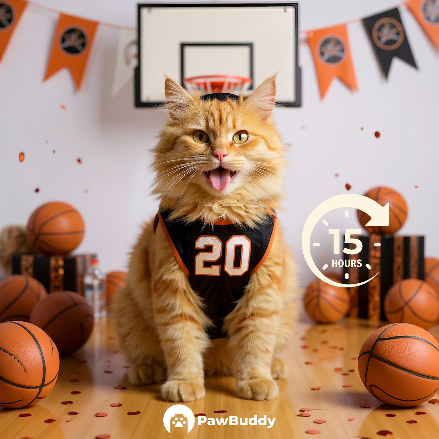 Custom Pet Portrait Classic Court Basketball Style Digital Artwork - Personalized High-Resolution Artwork for Pet Lovers, Perfect for Online Sharing or as a Unique Sports-Themed Keepsake