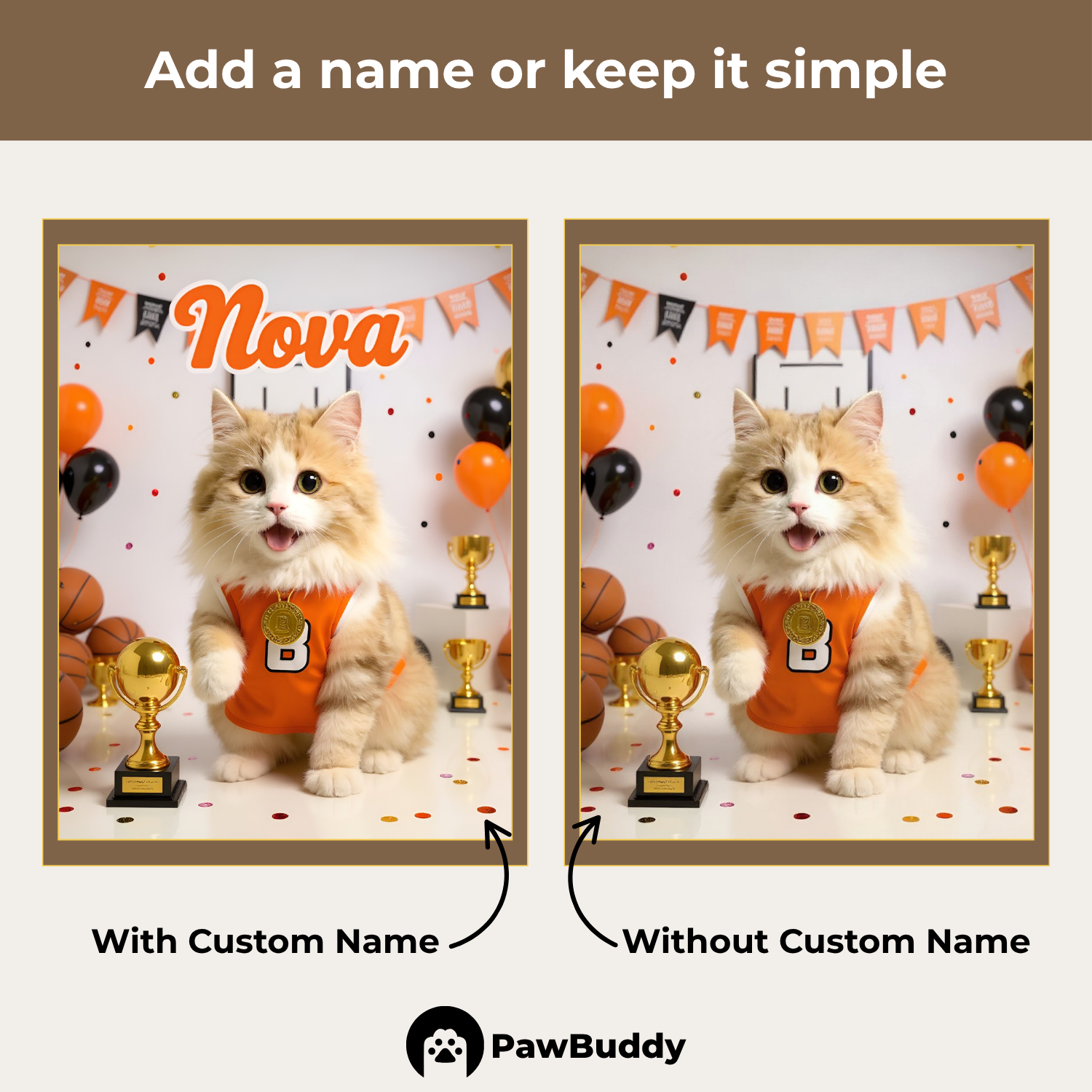 Custom Pet Portrait Victory Celebration Basketball Style Digital Artwork - Personalized High-Resolution Artwork for Pet Lovers, Perfect for Online Sharing or as a Unique Sports-Themed Keepsake