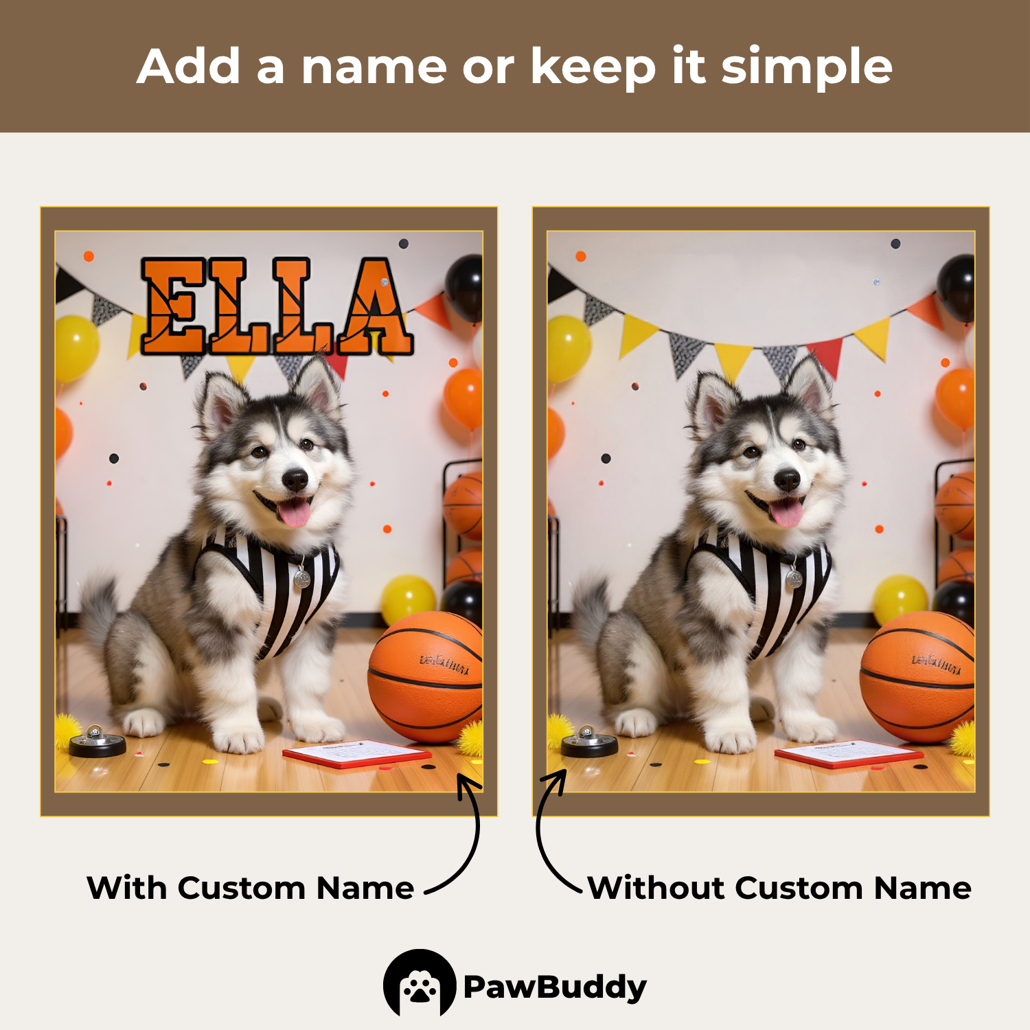 Custom Pet Portrait Referee Star Basketball Style Digital Artwork - Personalized High-Resolution Artwork for Pet Lovers, Perfect for Online Sharing or as a Unique Sports-Themed Keepsake