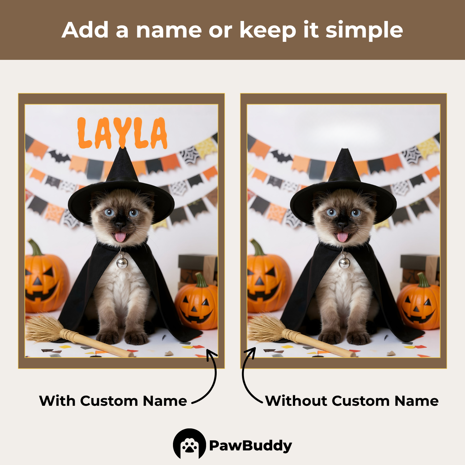Custom Pet Portrait Classic Witch Halloween Style Digital Artwork - Personalized High-Resolution Artwork for Pet Lovers, Perfect for Online Sharing or as a Unique Spooky-Themed Keepsake