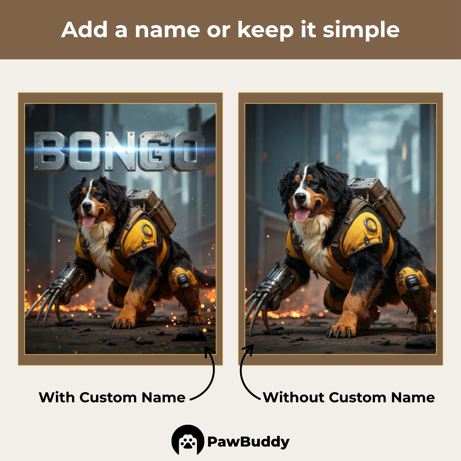 Custom Pet Portrait Claw Warrior Cosplay Style Digital Artwork - Personalized High-Resolution Artwork for Pet Lovers, Perfect for Online Sharing or as a Unique Superhero-Themed Keepsake