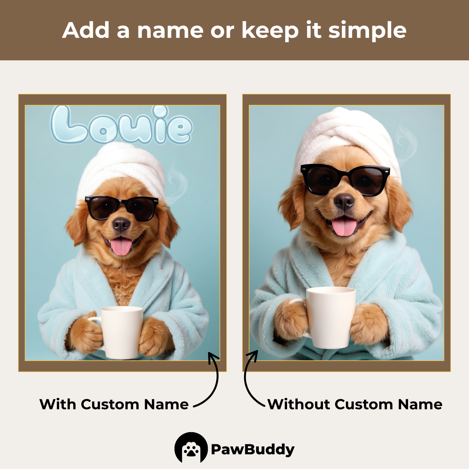 Custom Pet Portrait Cool Breeze Spa Style Digital Artwork - Personalized High-Resolution Artwork for Pet Lovers, Perfect for Online Sharing or as a Unique Relaxation-Themed Keepsake