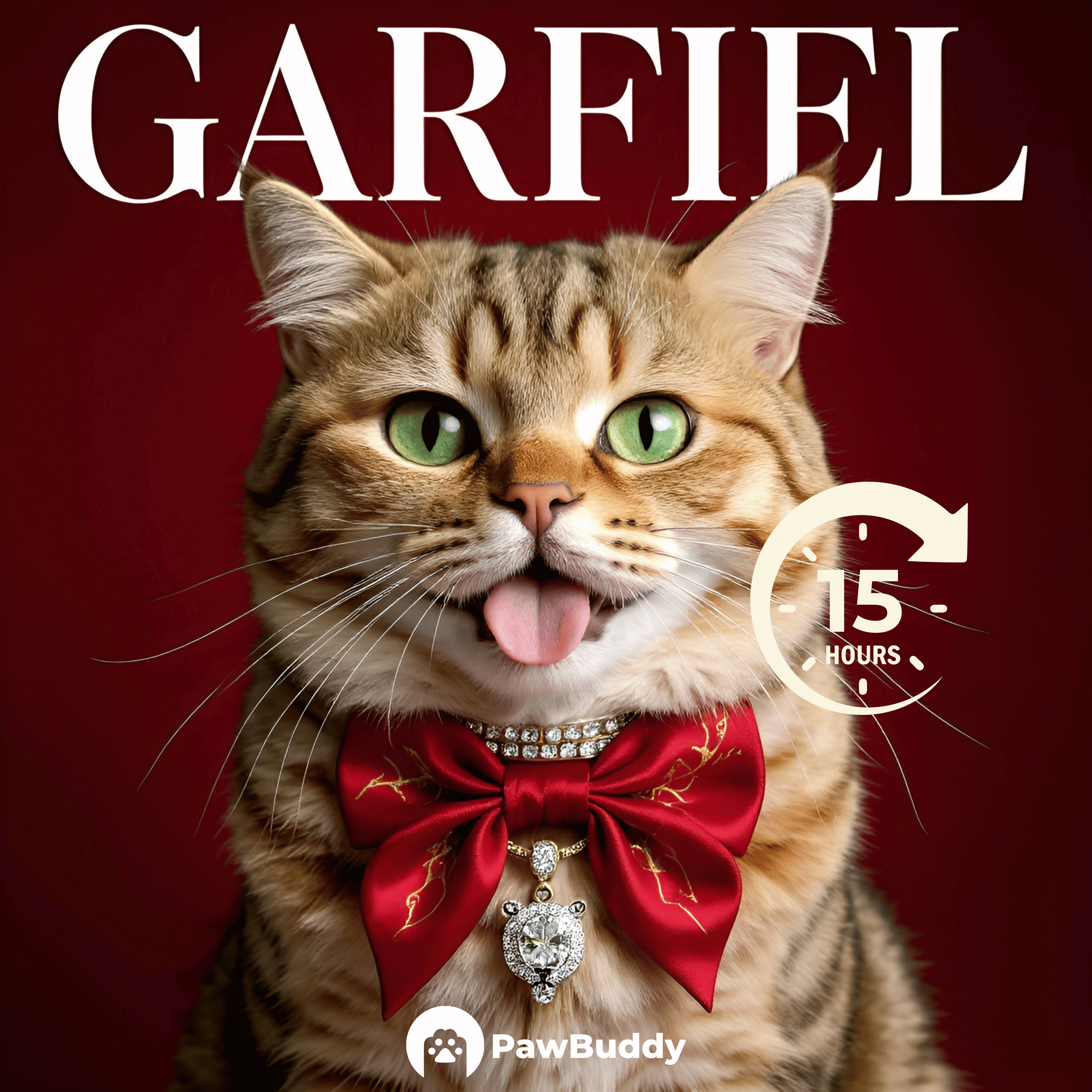 Custom Pet Portrait Royal Panther Jewel Elegance Digital Artwork – Personalized High-Resolution Artwork for Pet Lovers, Perfect for Online Sharing or as a Unique Elegant Keepsake