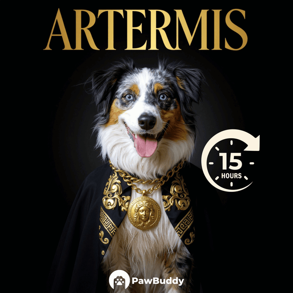 Custom Digital Art Baroque Gold Couture Style Pet Portrait – Personalized High-Resolution Artwork for Pet Lovers, Perfect for Online Sharing or as a Unique Luxury Keepsake