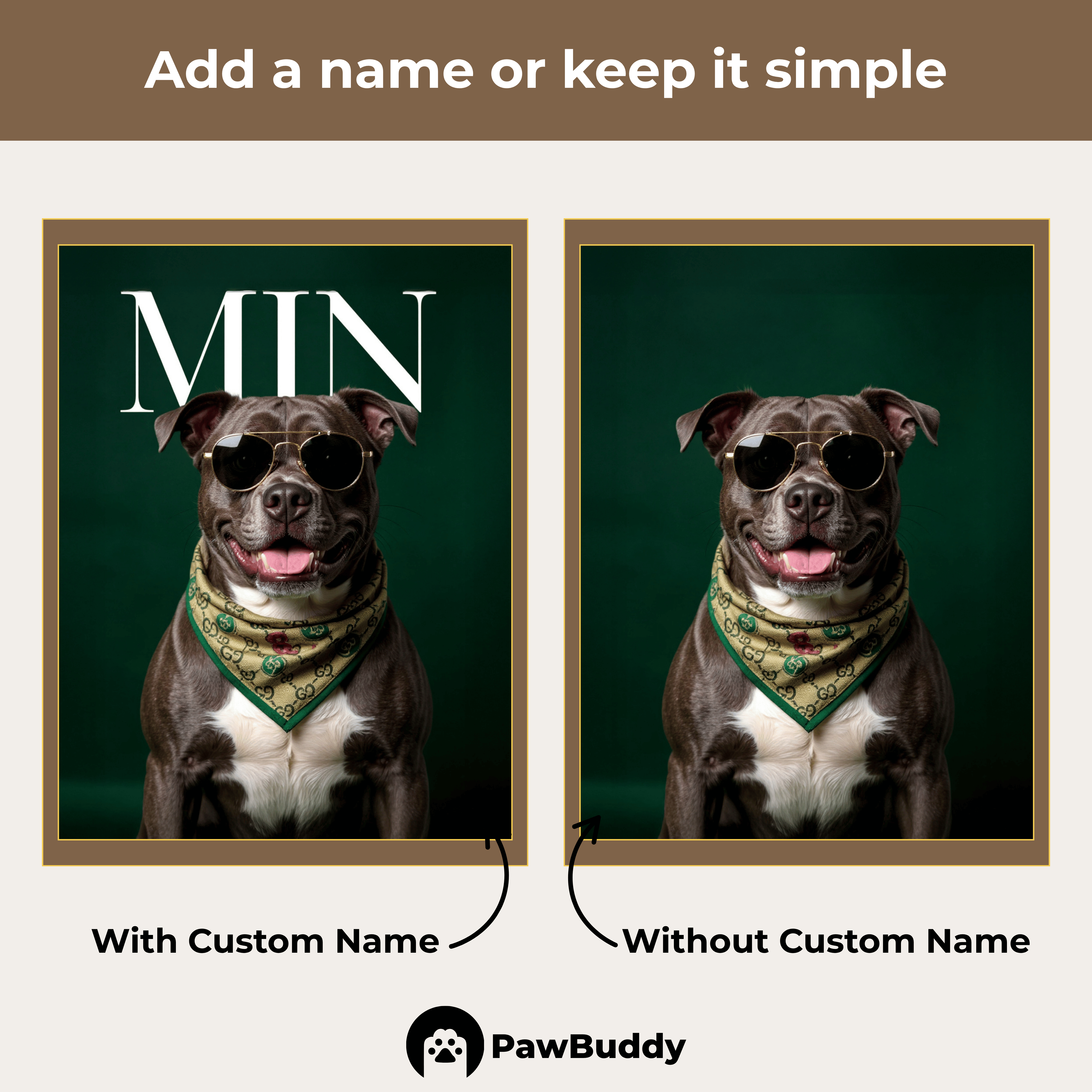 Custom Pet Portrait Italian Luxury Fashion Style Digital Artwork – Personalized High-Resolution Artwork for Pet Lovers, Perfect for Online Sharing or as a Unique Elegant Keepsake